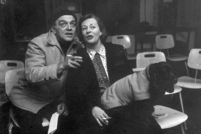 Herbert Berghof and Uta Hagen Herbert Berghof and Uta Hagan