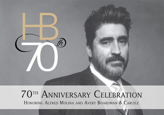 Alfred Molina and Avery Boardman & Carlyle- HB Studio 70th