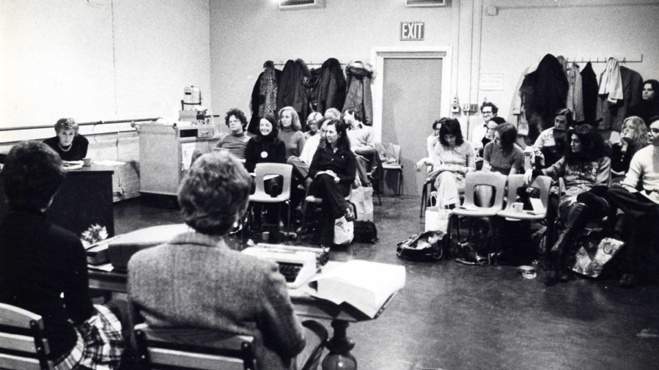 Uta Hagen teaching at HB Studio